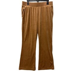NEW Time And Tru Gold Elastic Waistband‎ Corduroy Pants Size Large